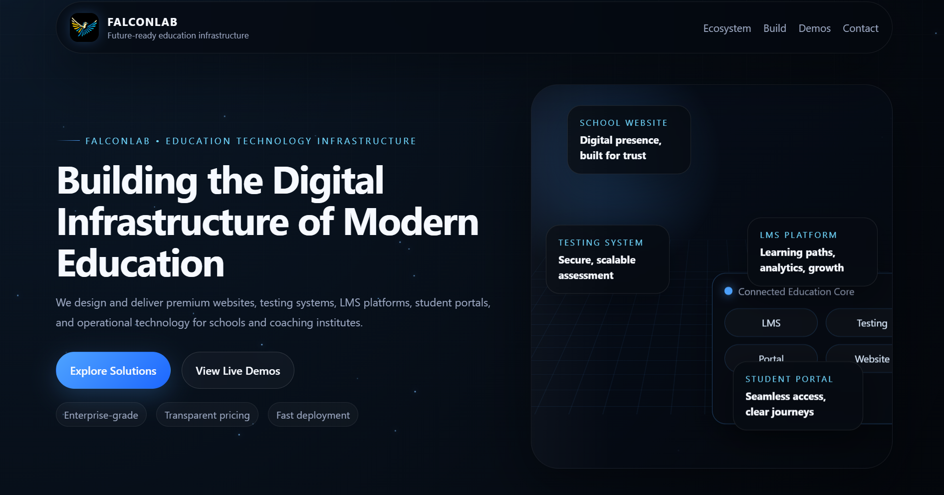 Preview of the Cricket Academy website